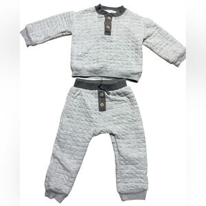 Rachel Zoe | Light Gray Baby Matching Set | 24M